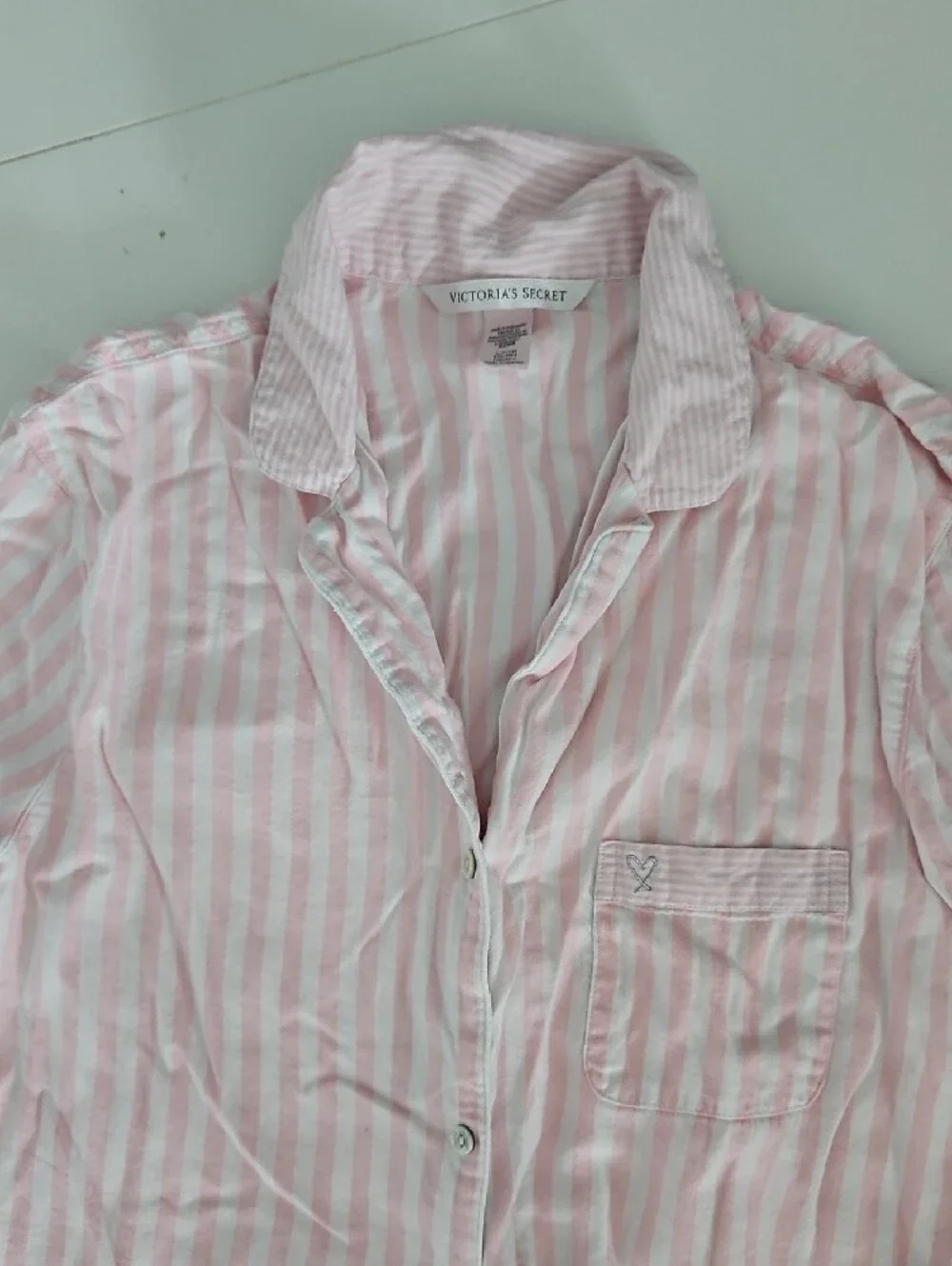 Victoria's Secret SoSoft Modal Long Pajama Set In "Pretty Blossom Iconic Stripe" - Picture 2 of 9